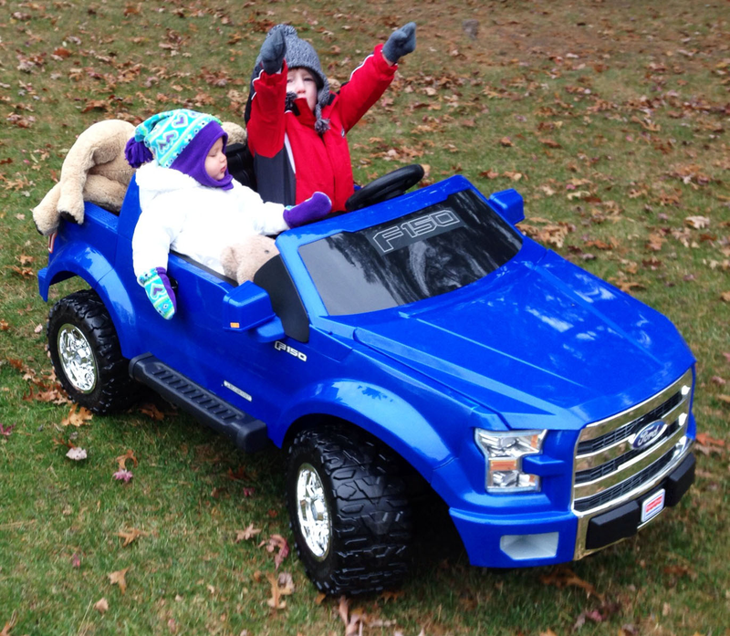 Illustration for article titled 2015 Ford F-150 Power Wheels: The Four-Year-Old Kid Review